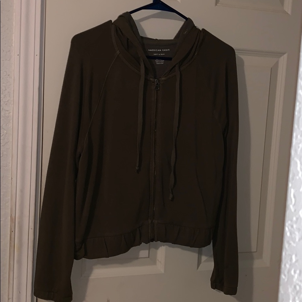 American eagle olive green jacket